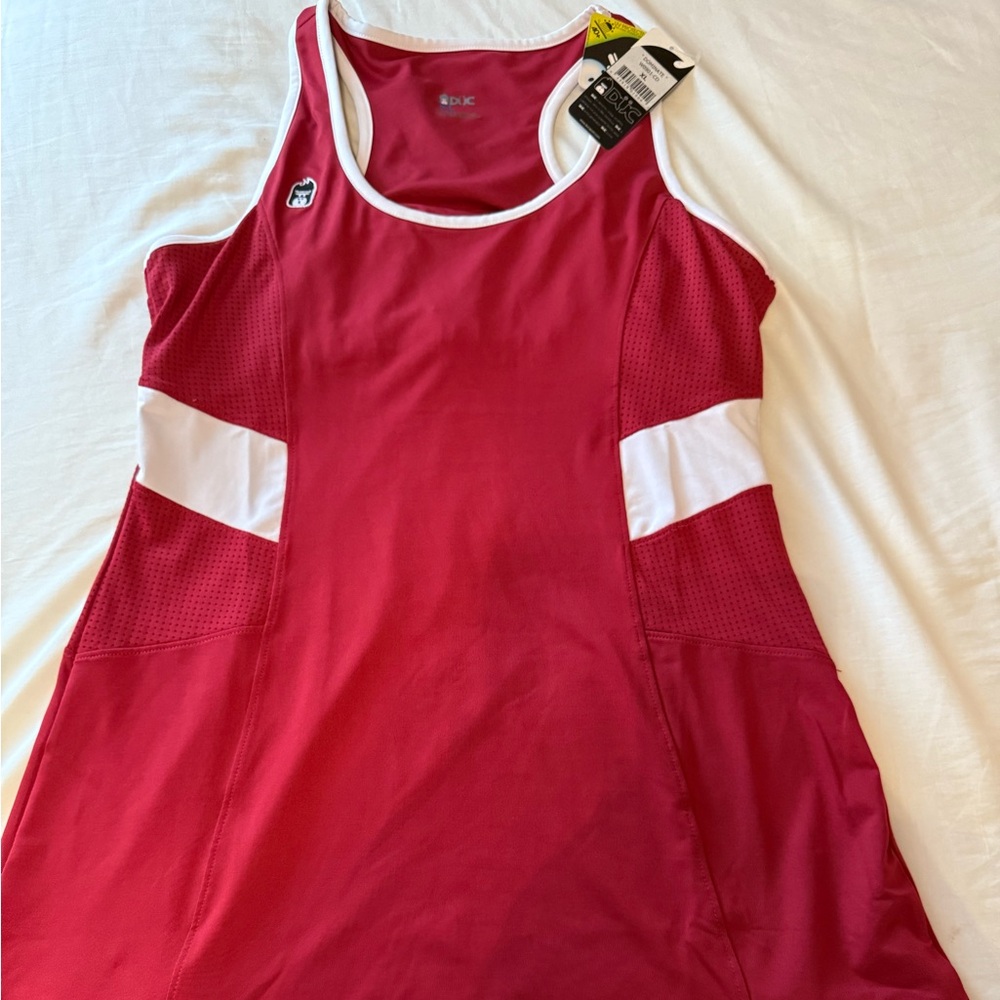 Red and White Athletic Dress